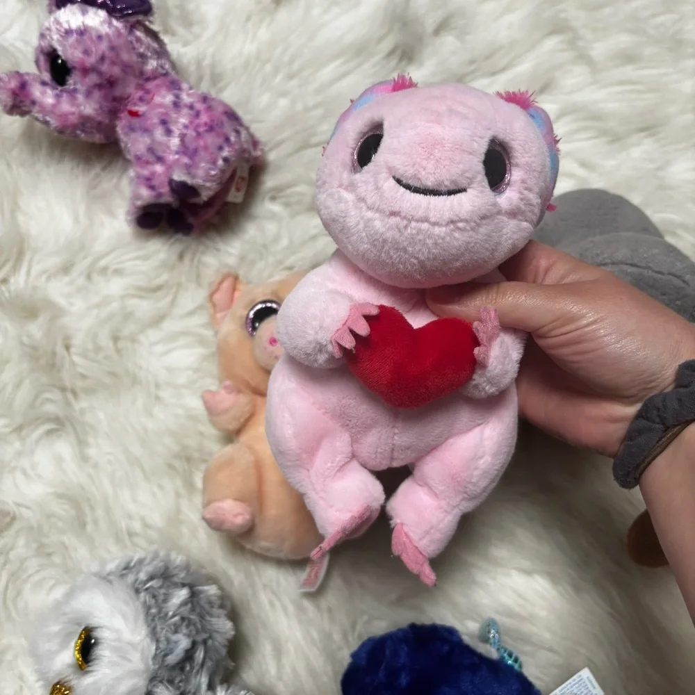 Ty Beanie Boo Bundle of 7 Plushies (1 is off brand)